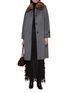 模特儿示范图 - 点击放大 - CHEVITE - Sable Fur Collar Cashmere Coat