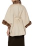 背面 - 点击放大 - CHEVITE - Sable Fur Trim Cashmere Cape