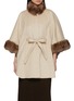首图 - 点击放大 - CHEVITE - Sable Fur Trim Cashmere Cape