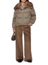 模特儿示范图 - 点击放大 - CHEVITE - Cashmere Sable Fur Puffer Jacket