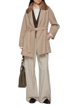 模特儿示范图 - 点击放大 - CHEVITE - Cashmere Sable Fur Jacket