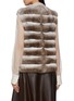 背面 - 点击放大 - CHEVITE - Round Neck Chinchilla Fur Vest