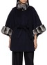 首图 - 点击放大 - CHEVITE - Chinchilla Fur Trim Cashmere Cape