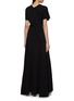 背面 - 点击放大 - GIA STUDIOS - Windsor Asymmetric Hem Cotton Wool Dress