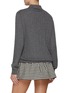 背面 - 点击放大 - MIU MIU - Ribbed Cashmere Knit Polo Shirt