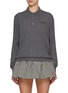 首图 - 点击放大 - MIU MIU - Ribbed Cashmere Knit Polo Shirt