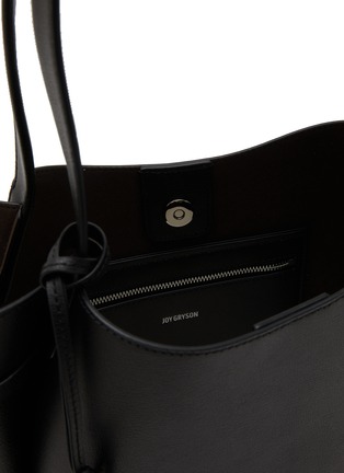 细节 - 点击放大 - JOY GRYSON - Large Vase Leather Shopper Bag