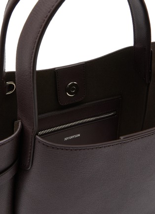 细节 - 点击放大 - JOY GRYSON - Medium Vase Leather Shopper Bag
