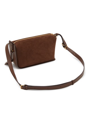 细节 - 点击放大 - JOY GRYSON - Crescent Suede Shoulder Bag