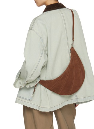 正面 -点击放大 - JOY GRYSON - Small Layer Suede Shoulder Bag