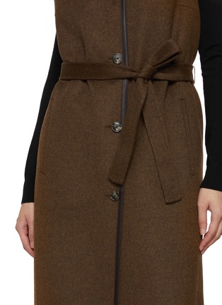  - YVES SALOMON - Long Wool Cashmere Gilet