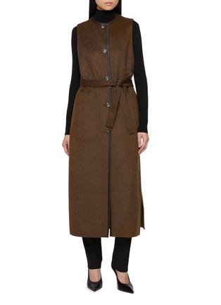 首图 - 点击放大 - YVES SALOMON - Long Wool Cashmere Gilet