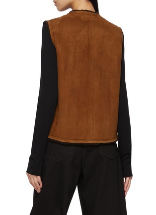 背面 - 点击放大 - YVES SALOMON - Reversible Shearling Gilet