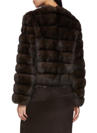 背面 - 点击放大 - YVES SALOMON - Sable Fur Jacket