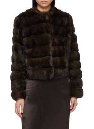 首图 - 点击放大 - YVES SALOMON - Sable Fur Jacket