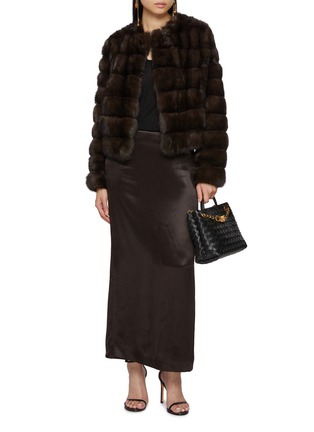 模特儿示范图 - 点击放大 - YVES SALOMON - Sable Fur Jacket