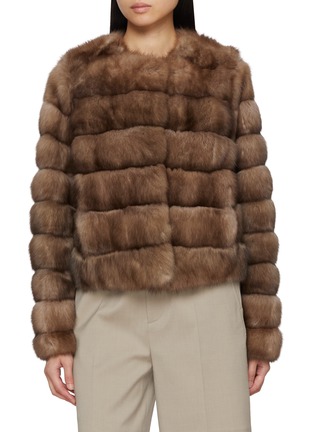 首图 - 点击放大 - YVES SALOMON - Sable Fur Jacket