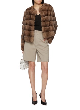 模特儿示范图 - 点击放大 - YVES SALOMON - Sable Fur Jacket