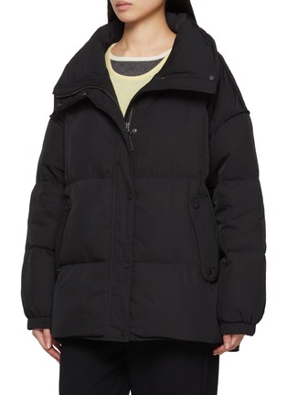 细节 - 点击放大 - YVES SALOMON - Mink Fur Collar Puffer Jacket