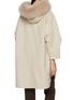 背面 - 点击放大 - YVES SALOMON - Fox Fur Trim Wool Cashmere Coat