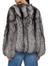 背面 - 点击放大 - YVES SALOMON - Melange Fox Fur Jacket