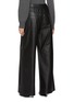 背面 - 点击放大 - YVES SALOMON - Wide Leg Leather Pants