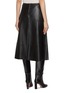 背面 - 点击放大 - YVES SALOMON - Flared Leather Midi Skirt