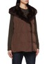 细节 - 点击放大 - YVES SALOMON - Sleeveless Puffer Fur Gilet
