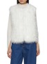 首图 - 点击放大 - YVES SALOMON - Sleeveless Feather Gilet