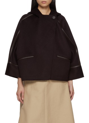 首图 - 点击放大 - YVES SALOMON - Wide Wool Cashmere Jacket