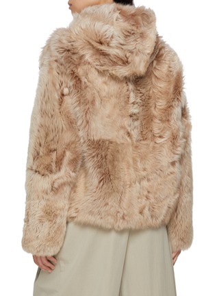 背面 - 点击放大 - YVES SALOMON - Curly Shearling Hooded Jacket