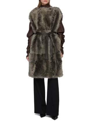 首图 - 点击放大 首图 - 点击放大 - YVES SALOMON - Chunky Shearling Long Gilet