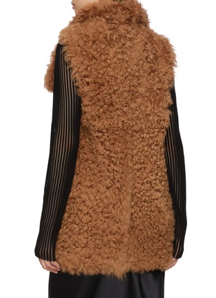 背面 - 点击放大 - YVES SALOMON - Curly Lamb Shearling Gilet