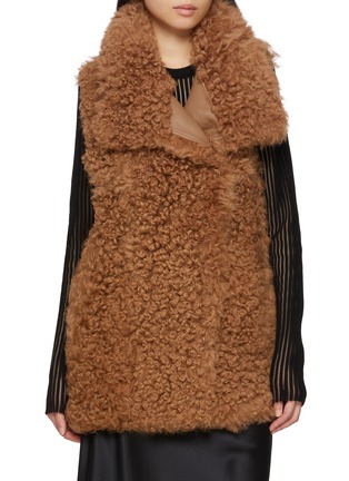 首图 - 点击放大 - YVES SALOMON - Curly Lamb Shearling Gilet
