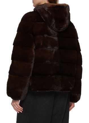 背面 - 点击放大 - YVES SALOMON - Revers Mink Puffer Jacket