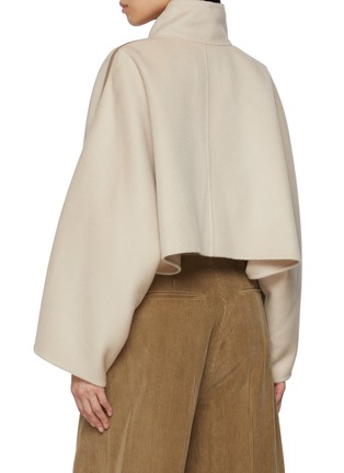 背面 - 点击放大 - YVES SALOMON - Cropped Cape Wool Cashmere Jacket