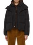 首图 - 点击放大 - YVES SALOMON - Mink Bib Hood Technical Puffer Jacket