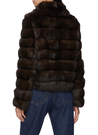 背面 - 点击放大 - YVES SALOMON - Collared Sable Fur Jacket