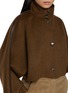  - YVES SALOMON - Cropped Cape Wool Cashmere Jacket
