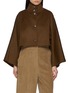 首图 - 点击放大 - YVES SALOMON - Cropped Cape Wool Cashmere Jacket