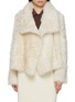 首图 - 点击放大 - YVES SALOMON - Curly Shearling Shawl Collar Jacket