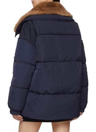 背面 - 点击放大 - YVES SALOMON - Mink Fur Collar Puffer Jacket