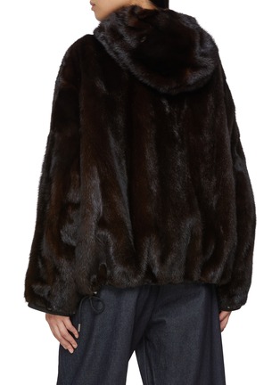 背面 - 点击放大 - YVES SALOMON - Mink Fur Technical Jacket