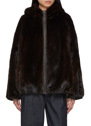 首图 - 点击放大 - YVES SALOMON - Mink Fur Technical Jacket