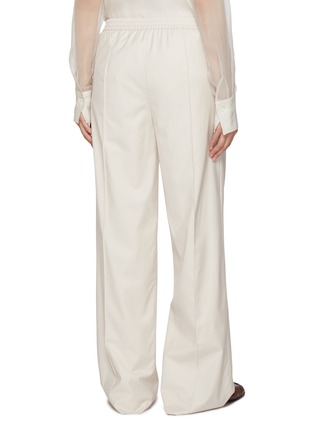 背面 - 点击放大 - YVES SALOMON - Wide Leg Wool Silk Pants