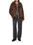 模特儿示范图 - 点击放大 - YVES SALOMON - Shearling Biker Jacket