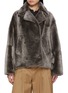 首图 - 点击放大 - YVES SALOMON - Shearling Pea Jacket