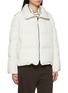 细节 - 点击放大 - YVES SALOMON - Mink Trim Hood Technical Zip Up Jacket