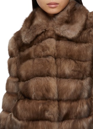  - YVES SALOMON - Collared Sable Fur Jacket