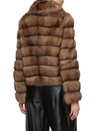 背面 - 点击放大 - YVES SALOMON - Collared Sable Fur Jacket
